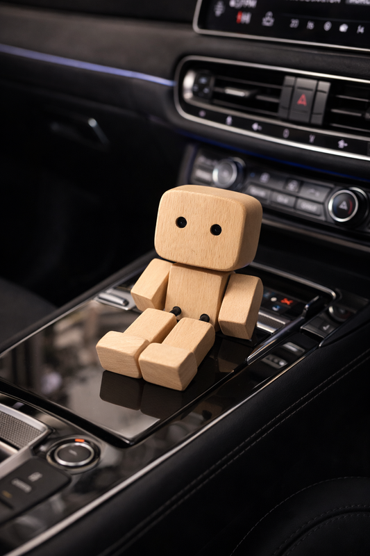 Wooden Wobble Man – Handmade Shaking Desk