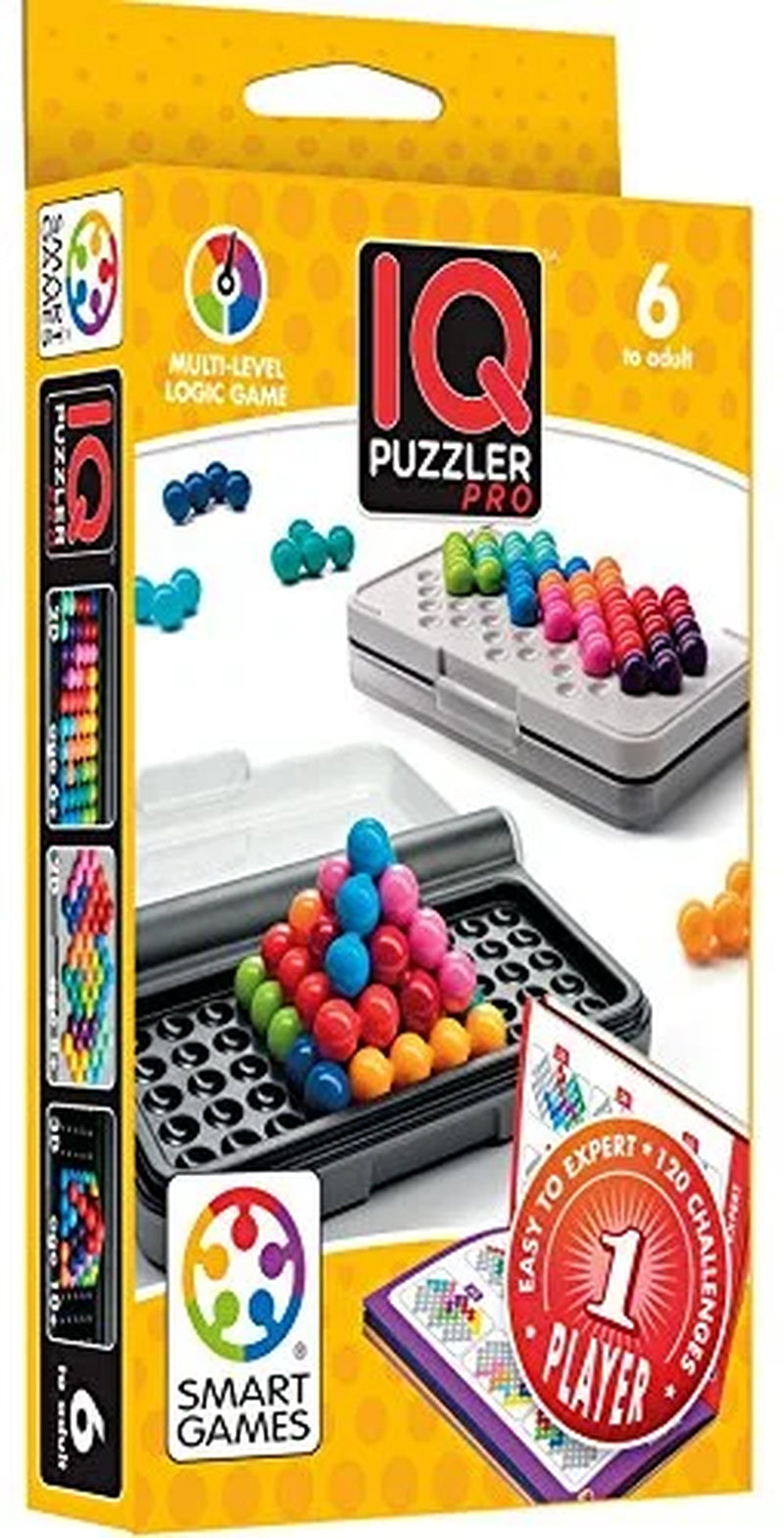 IQ Puzzler Pro Compact Board Game Puzzle 120 3D Challenges