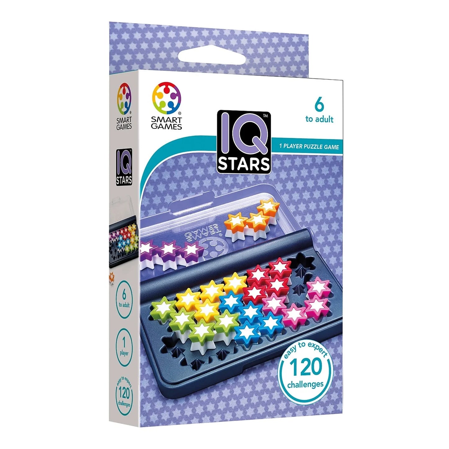IQ Stars Travel Game Featuring 120 Challenges for Ages 6-Adult