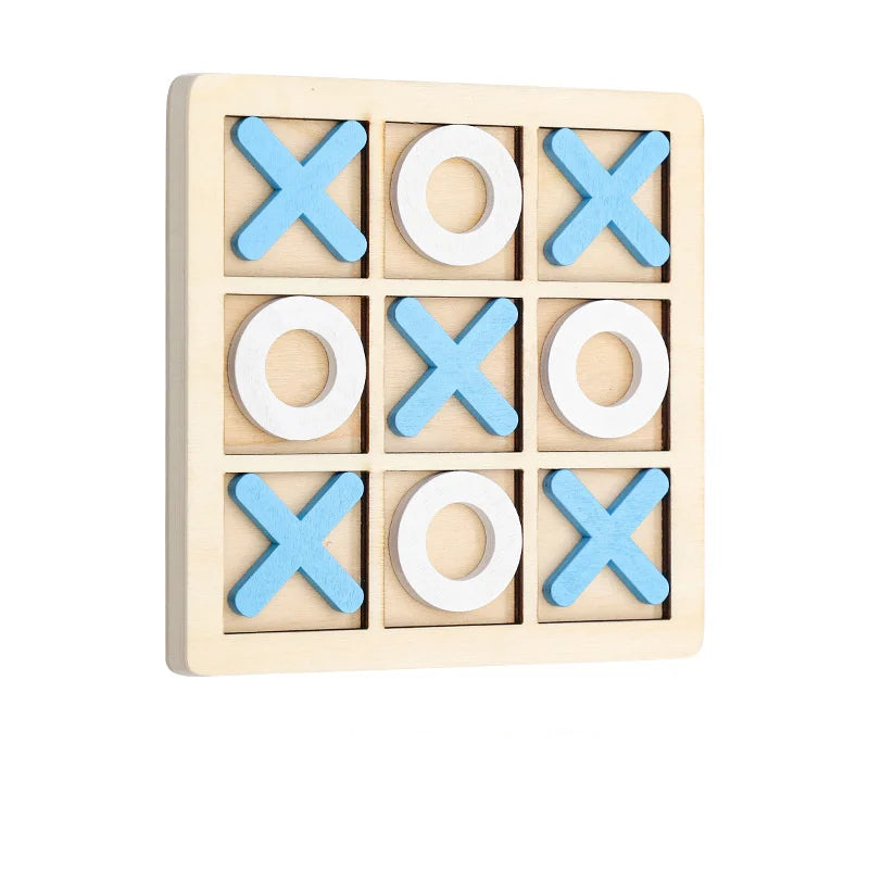 Wooden Tic Tac Toe Game – Classic Strategy Board