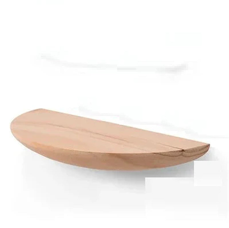 1PC Semicircle Wooden Wall Shelf Background Wall Hanging Projector Display Stand Suspension Home Decoration Storage Organization