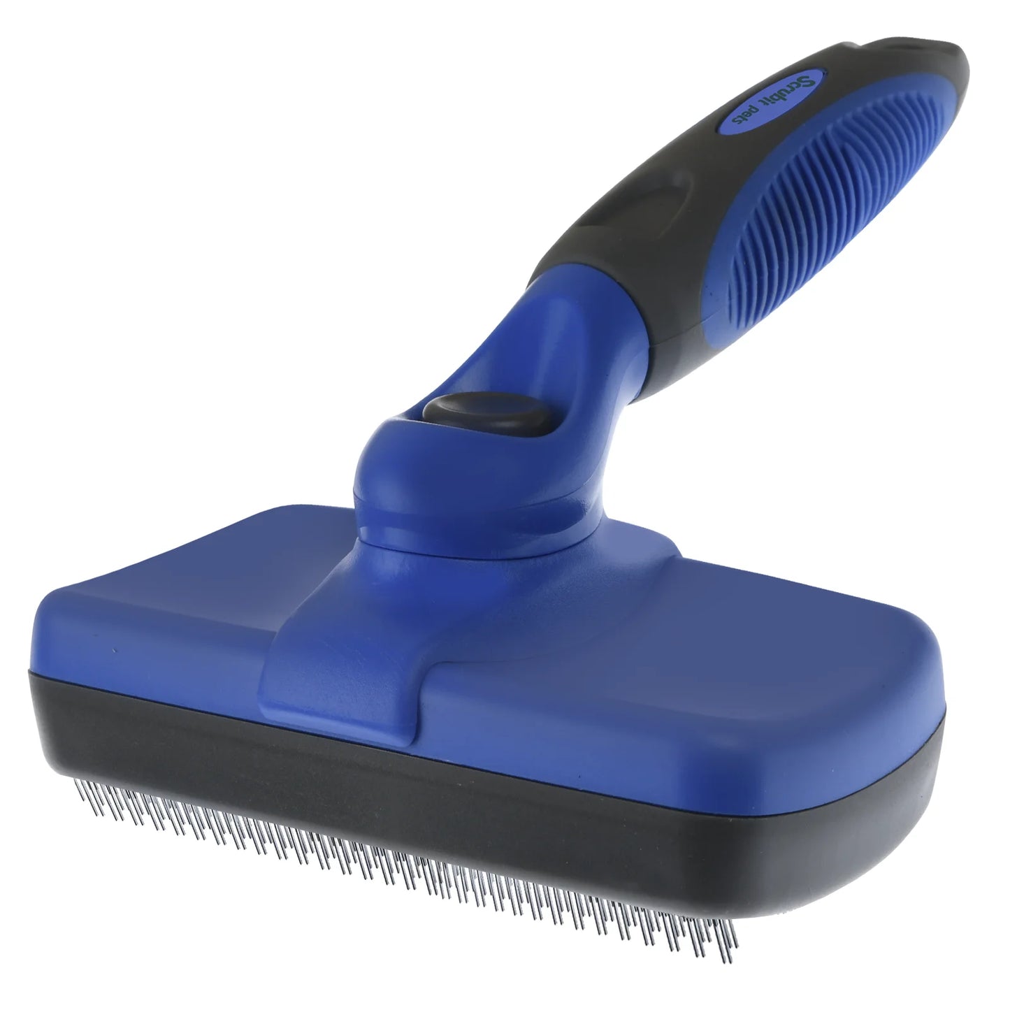 Self Cleaning Slicker Brush – Cat & Dog Grooming Brush for Shedding Hair - One-Click Cleaning with Retractable Bristles - Hair Remover for Large and Small Pets.