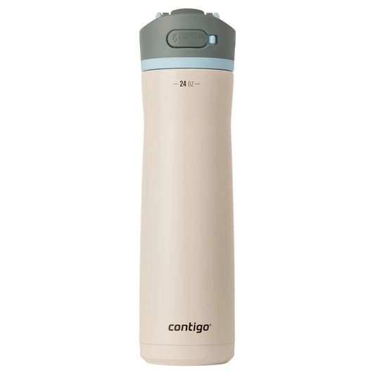 Contigo Wells Chill Stainless Steel 24Oz Water Bottle with Autospout Straw Lid and Filter