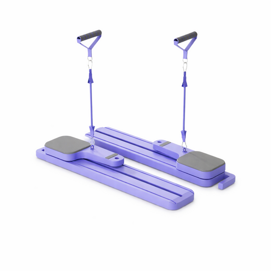 7-in-1 Foldable Pilates Reformer Board with Resistance Bands