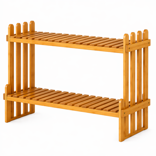 Bamboo Plant Stand – Multi-Tier Indoor & Outdoor Shelf