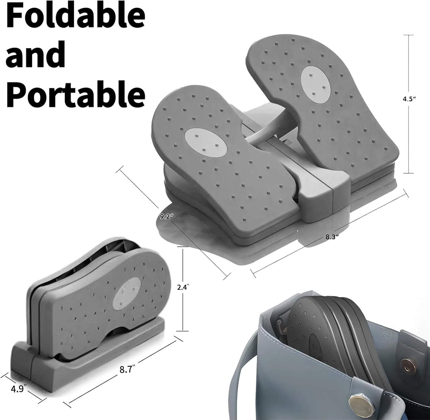 Mini Foldable Pedal Exerciser for Home & Office