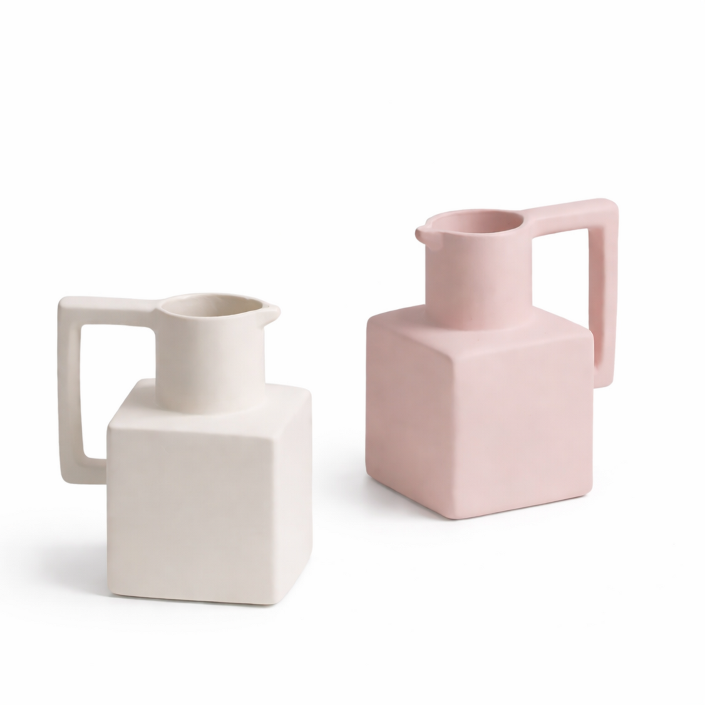 Modern Ceramic Jug Vase – Minimalist Decorative Centerpiece