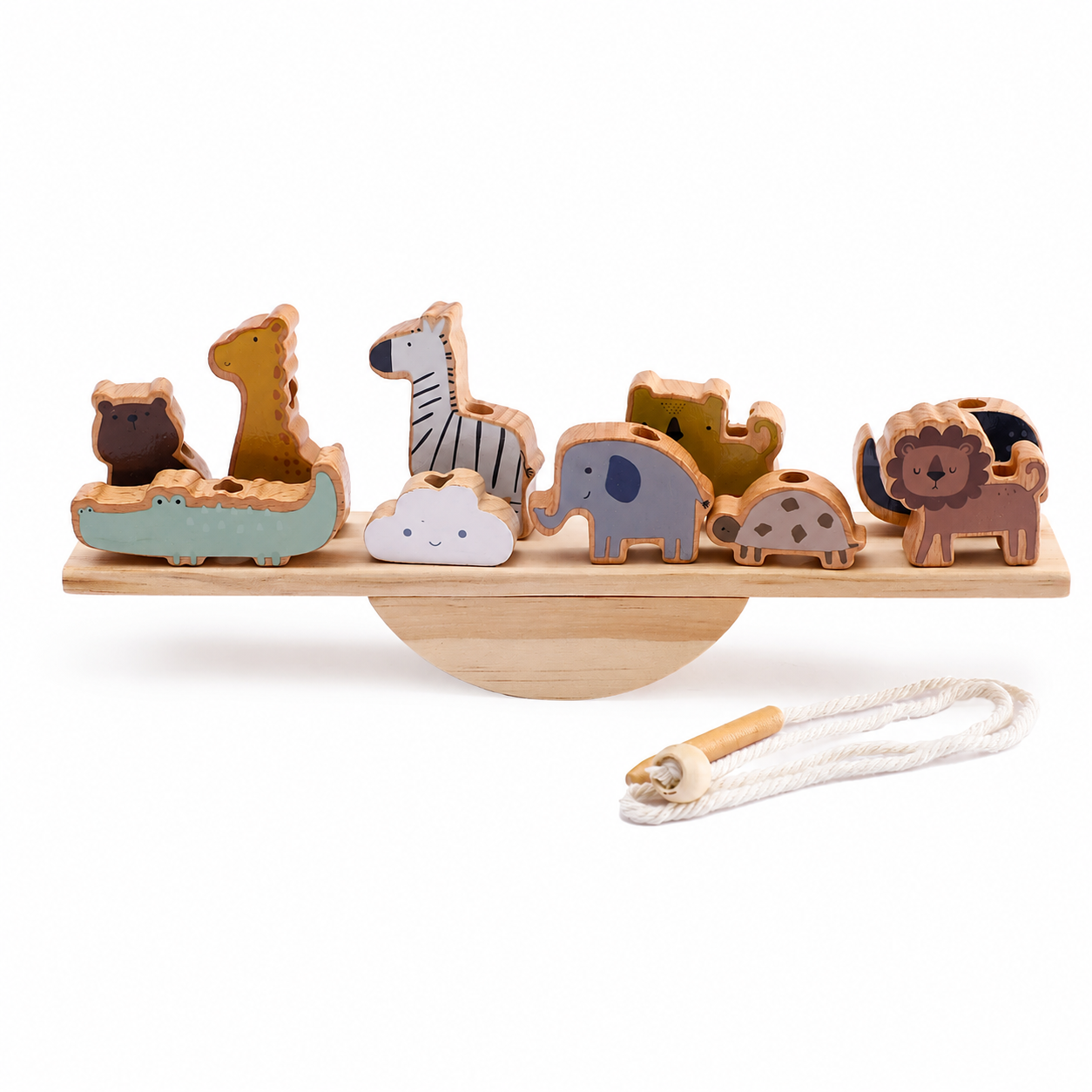 Montessori Wooden Balance Tree Toy – Creative Stacking Forest Game for Kids