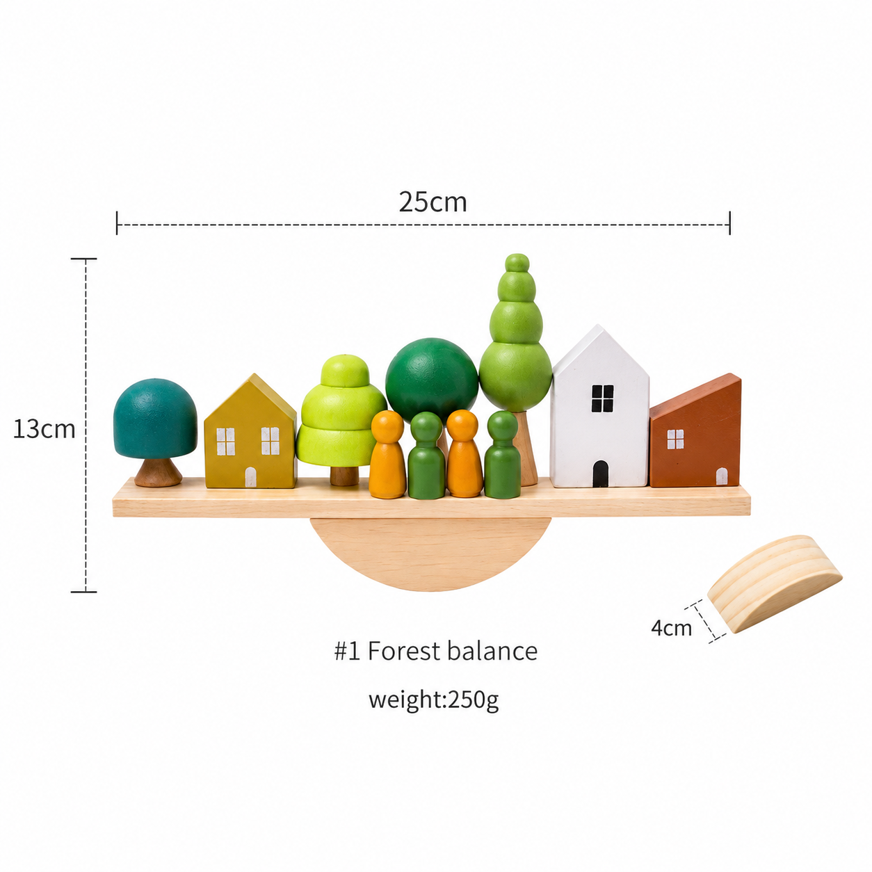 Montessori Wooden Balance Tree Toy – Creative Stacking Forest Game for Kids