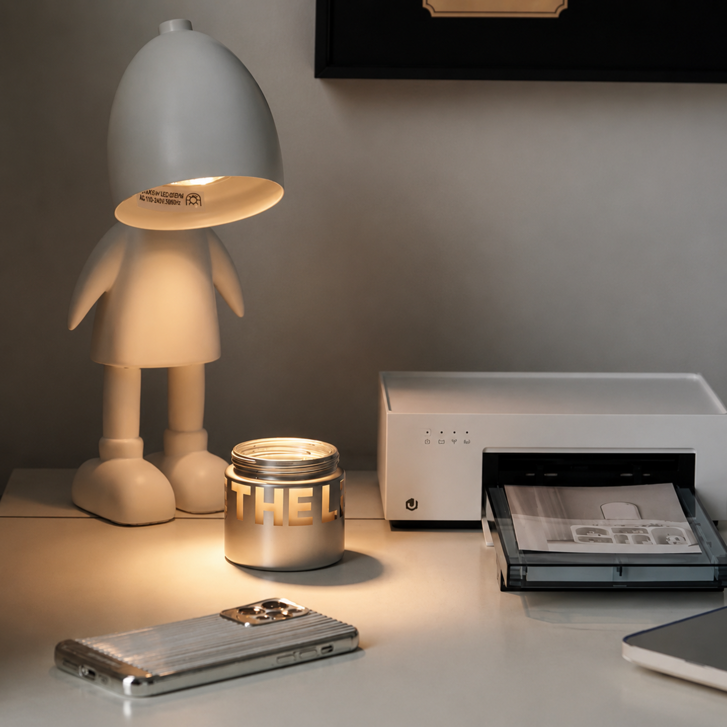 Robot Candle Warmer Lamp for Large Jar Candles