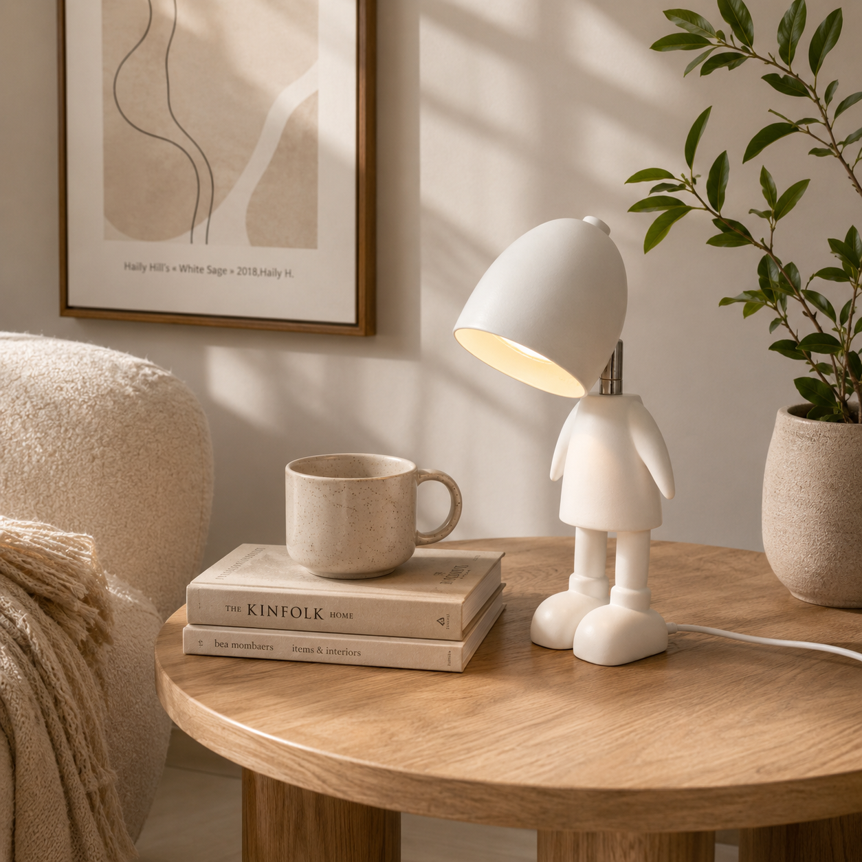 Robot Candle Warmer Lamp for Large Jar Candles