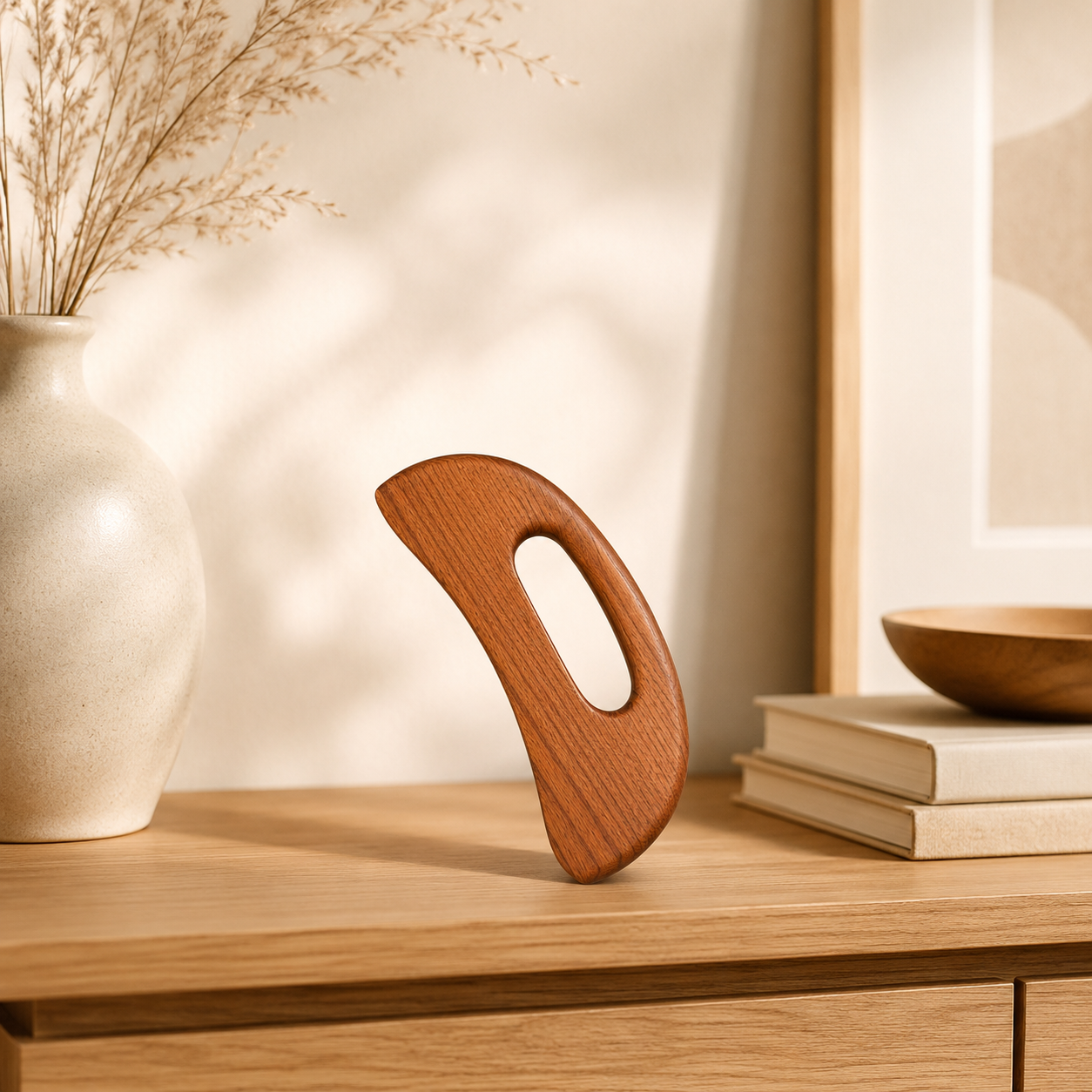 Wooden Gua Sha Body Tool – Lymphatic Drainage & Sculpting