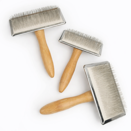 Wooden Pet Grooming Brush – Dog & Cat Hair Removal Comb