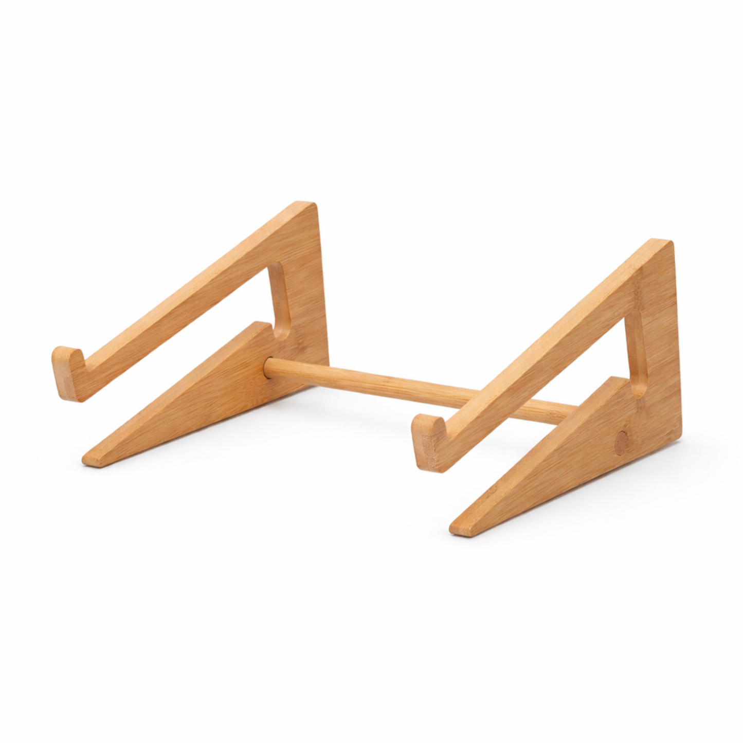 Bamboo Laptop Stand – Ergonomic Wooden Desk Laptop Riser