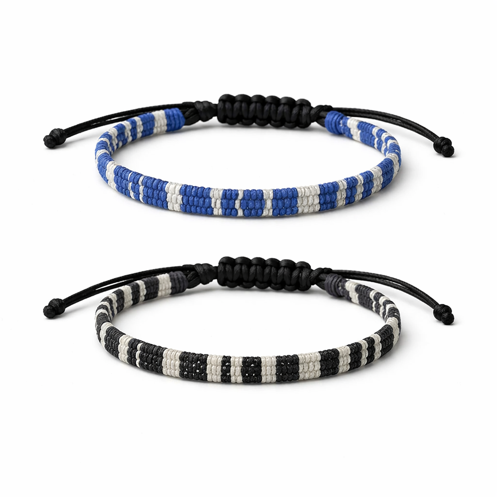 Bohemian Adjustable Woven Bracelet – Waterproof Cord Jewelry