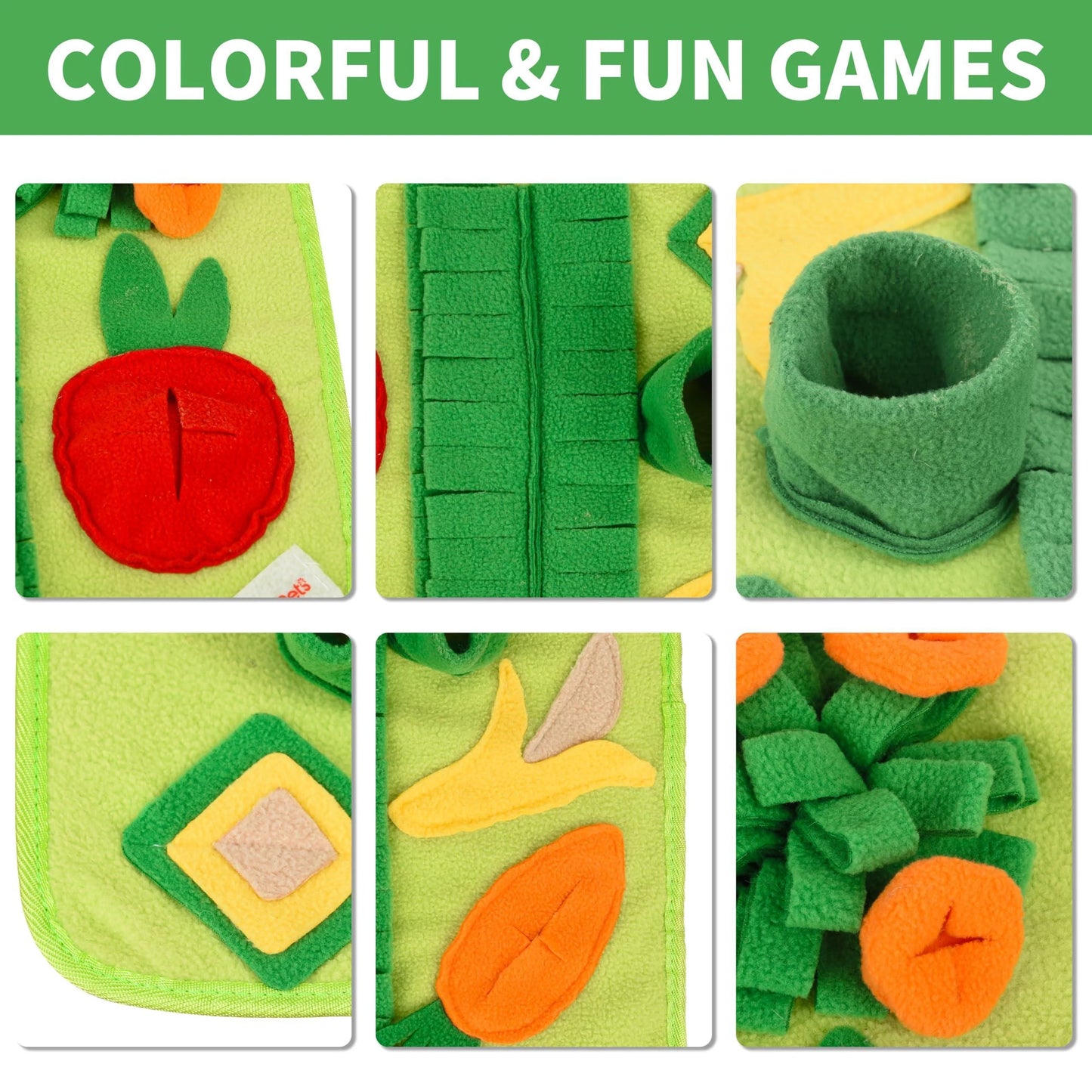 Snuffle Mat for Dogs & Cats – Interactive Foraging Pet Toy