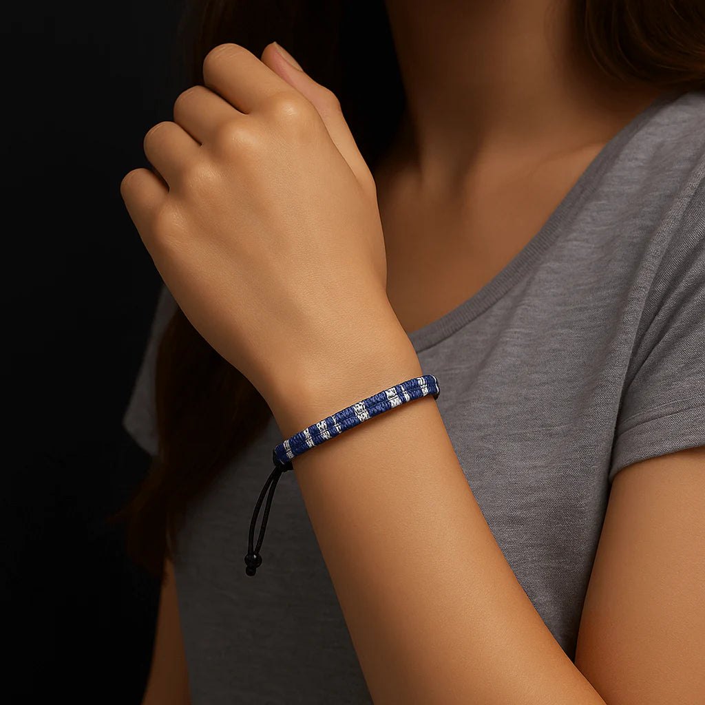 Hand-Woven Bohemian Adjustable Bracelet | Waterproof Woven Cord Jewelry | Christmas & Everyday Wear