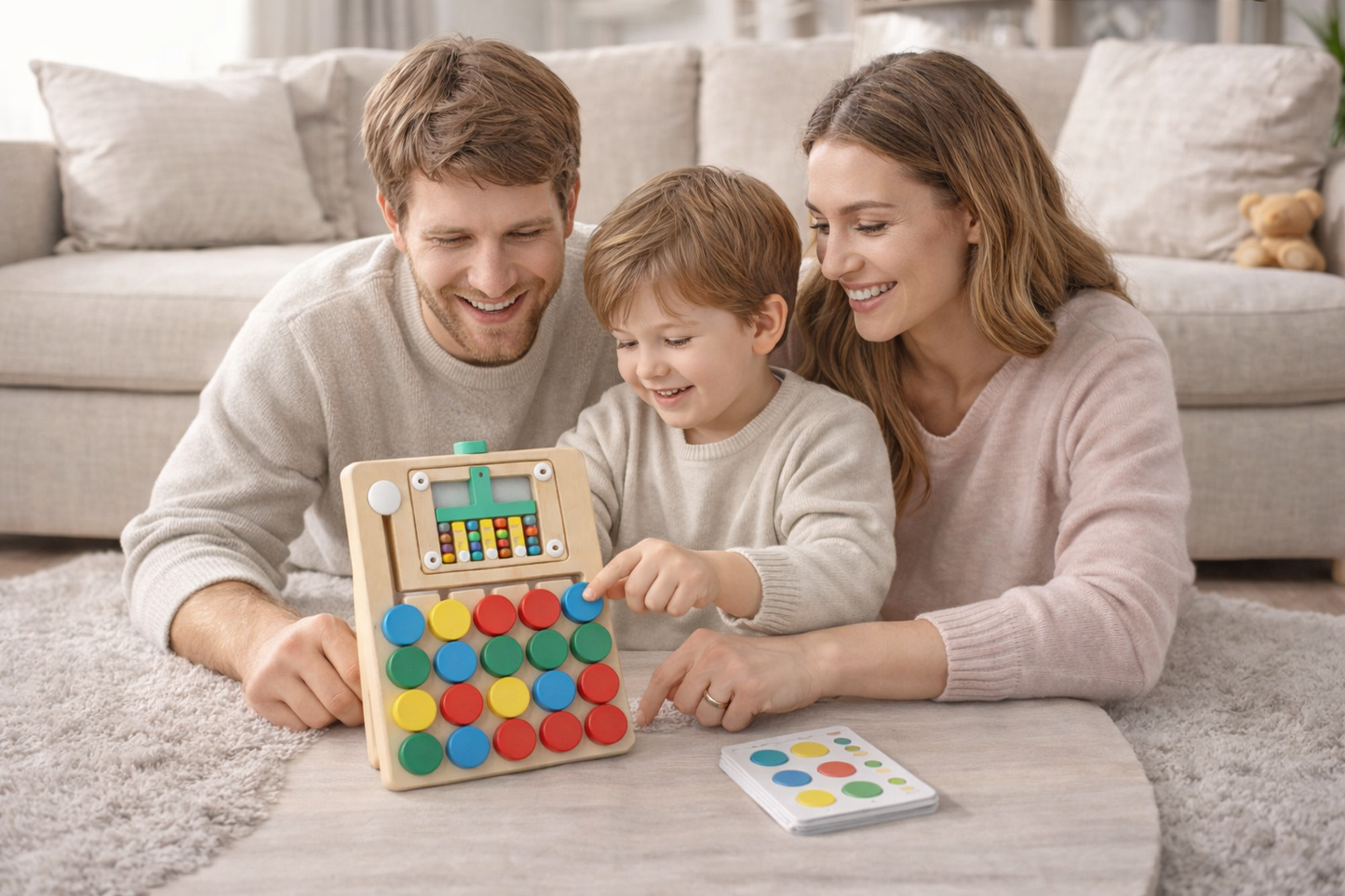 Montessori Wooden Color Matching Game – Logic Puzzle for Kids