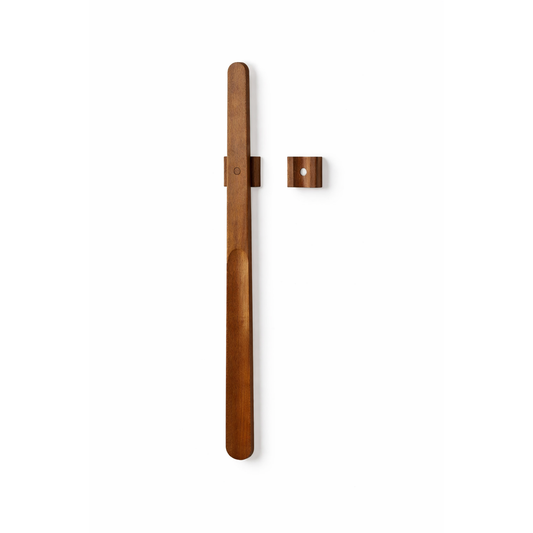 Long Wooden Shoehorn – 55cm Ergonomic Shoe Helper