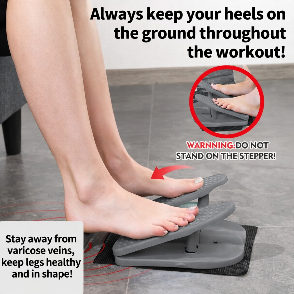 Mini Foldable Pedal Exerciser for Home & Office