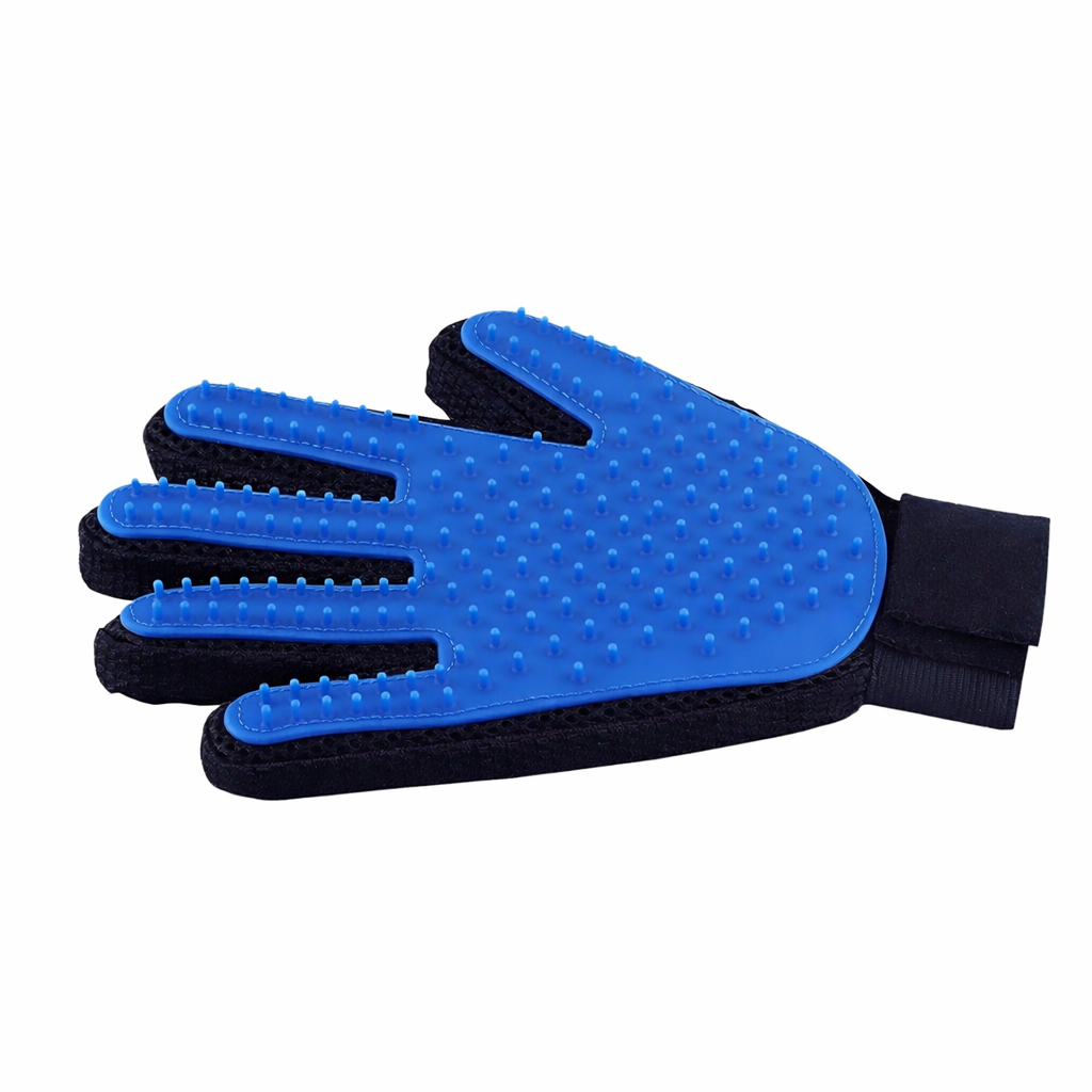 Pet Grooming Gloves for Dogs & Cats (Hair Removal Brush)