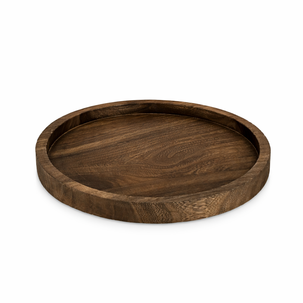 Rustic Wooden Decorative Tray for Coffee Table