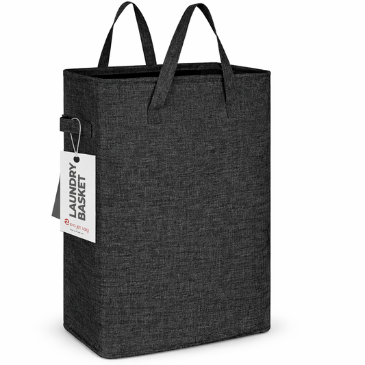 Slim Laundry Hamper with Handles for Small Spaces
