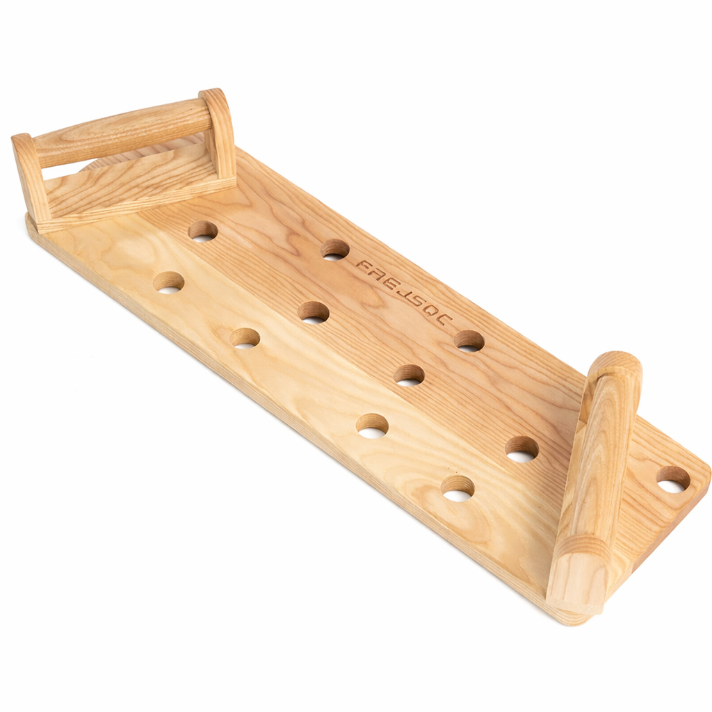 Wooden Push-Up Board for Strength Training & Home Workouts