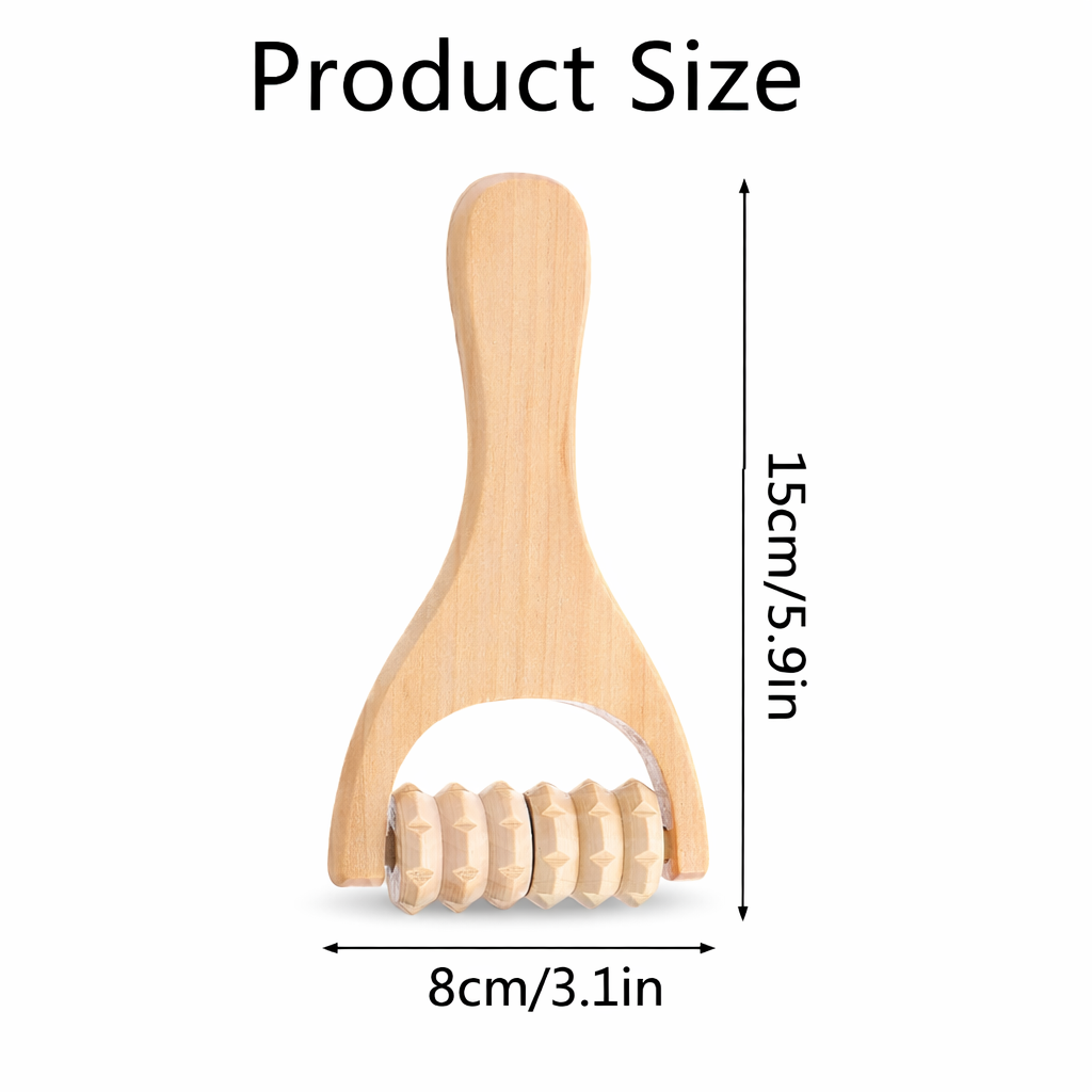 Wooden Body Massage Roller Set for Relaxation & Recovery