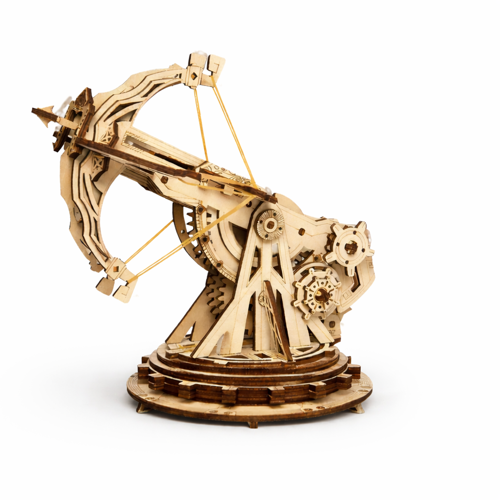 Wooden Catapult 3D Puzzle DIY Mechanical Model Kit