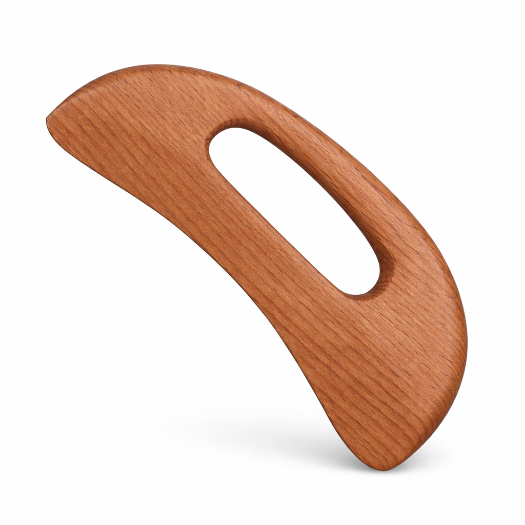Wooden Gua Sha Body Tool – Lymphatic Drainage & Sculpting