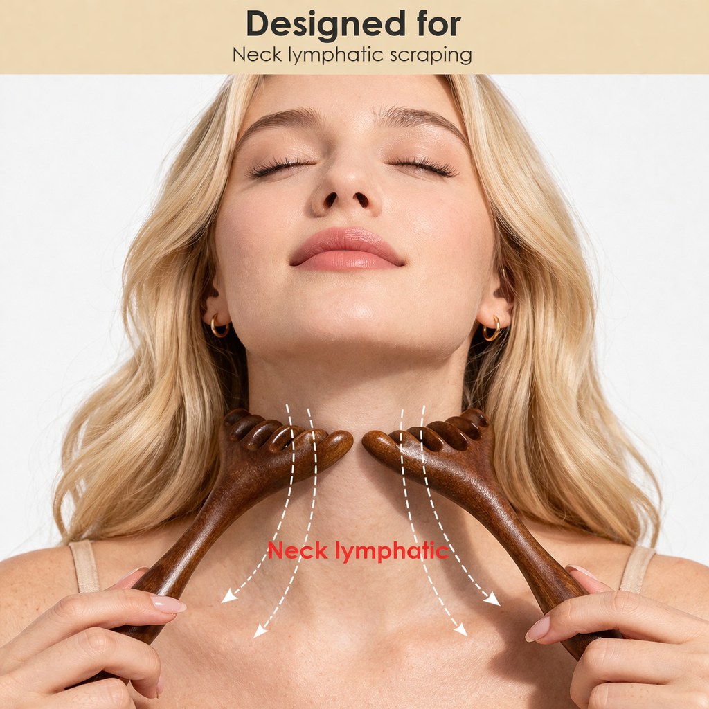 Wooden Scalp Massager – Natural Sandalwood Head Relax Tool